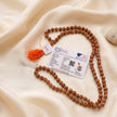 5 Mukhi Rudraksha Mala, 108 Hand Knotted Beads