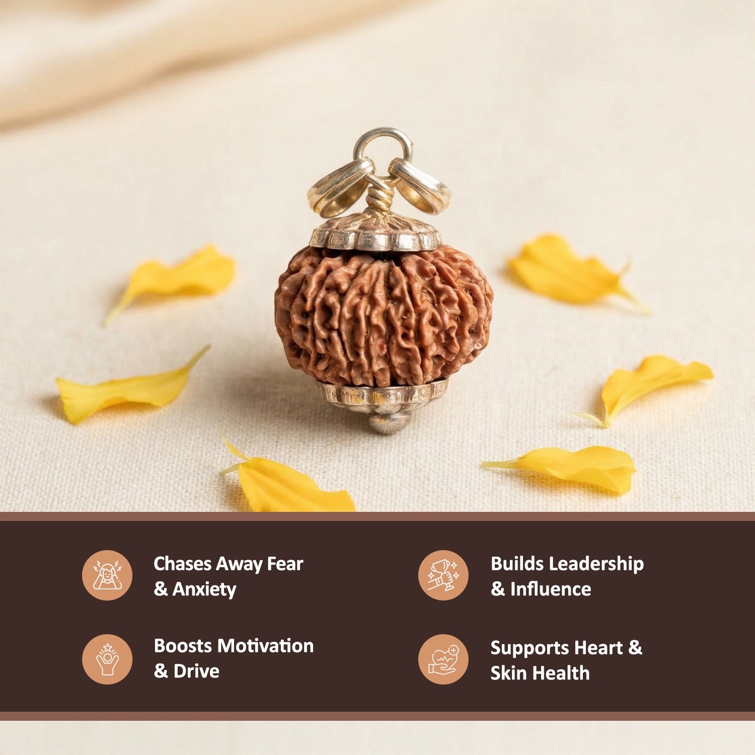 Natural 12 Mukhi Nepali Rudraksha – Surya's Leadership & Power
