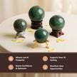 Natural Green Aventurine Crystal Ball - Luck & Prosperity