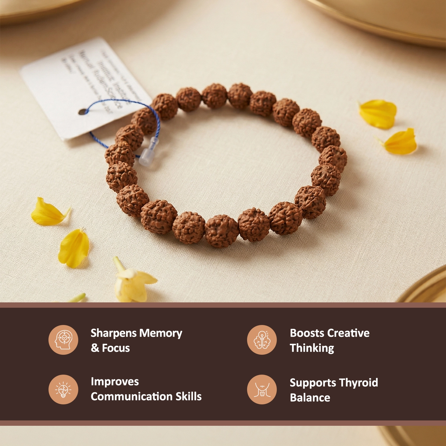 4 Mukhi Rudraksha Bracelet