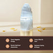Natural Selenite Lamp – Cleansing & Peaceful Ambiance