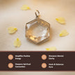 Natural Clear Quartz Star of David Pendant – Clarity & Energy Amplification