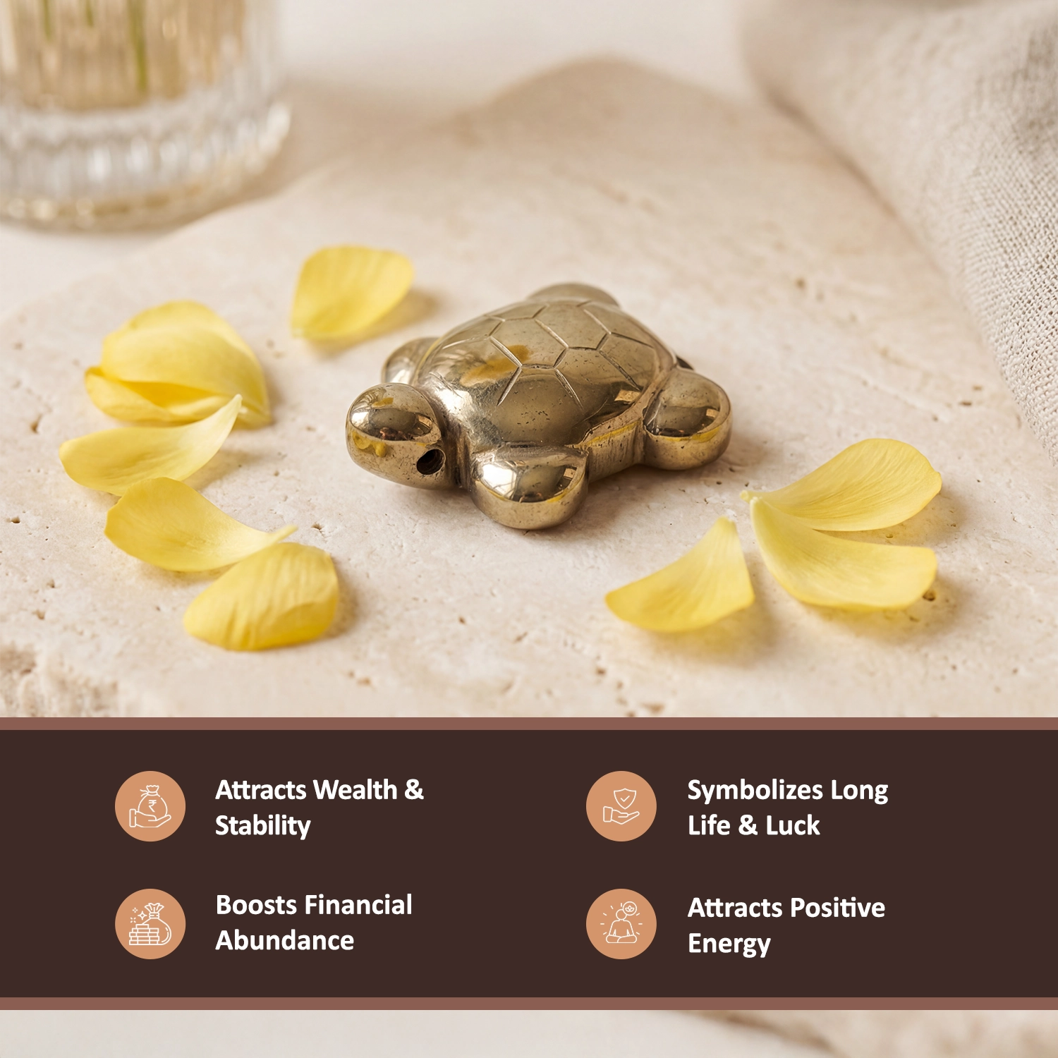 Natural Pyrite Turtle – Wealth & Steady Growth