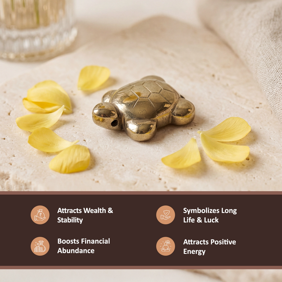 Natural Pyrite Turtle – Wealth & Steady Growth
