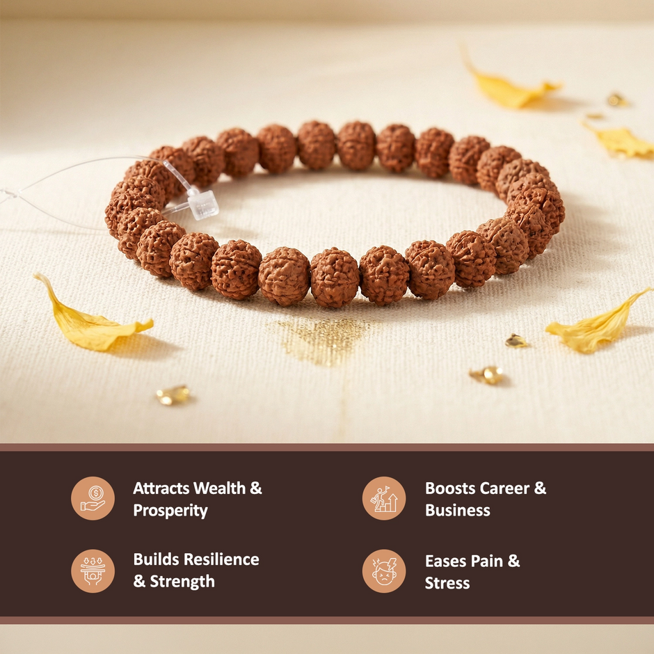 7 Mukhi Rudraksha Bracelet