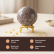 Natural Lepidolite Crystal Ball (250gm) – Calm & Emotional Balance