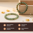 Natural Green Jade Bracelet – Abundance & Manifestation