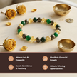 Natural Citrine, Green Aventurine & Pyrite Bracelet – Abundance Mix