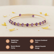 Natural Amethyst Copper Bracelet – Calm & Intuition