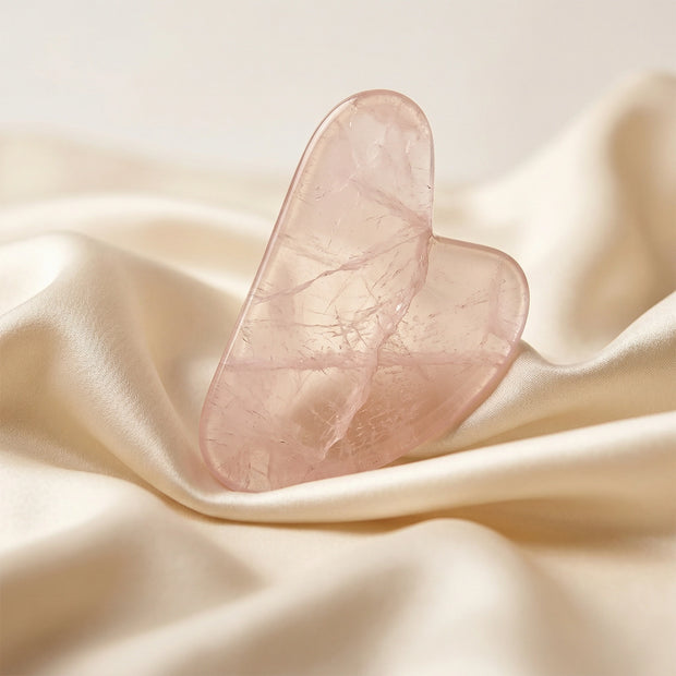Natural Rose Quartz Gua Sha – Glow & Self-Love