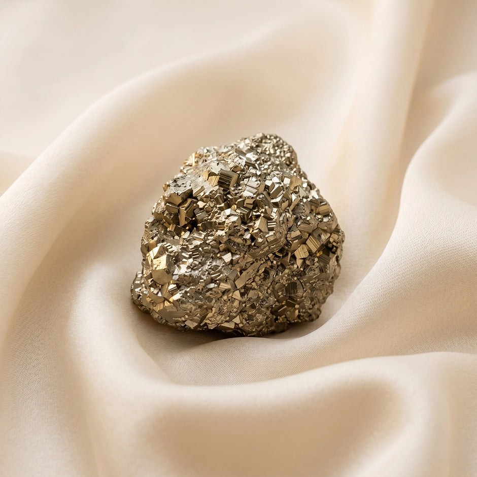 Natural Pyrite Raw Crystal - Wealth & Confidence