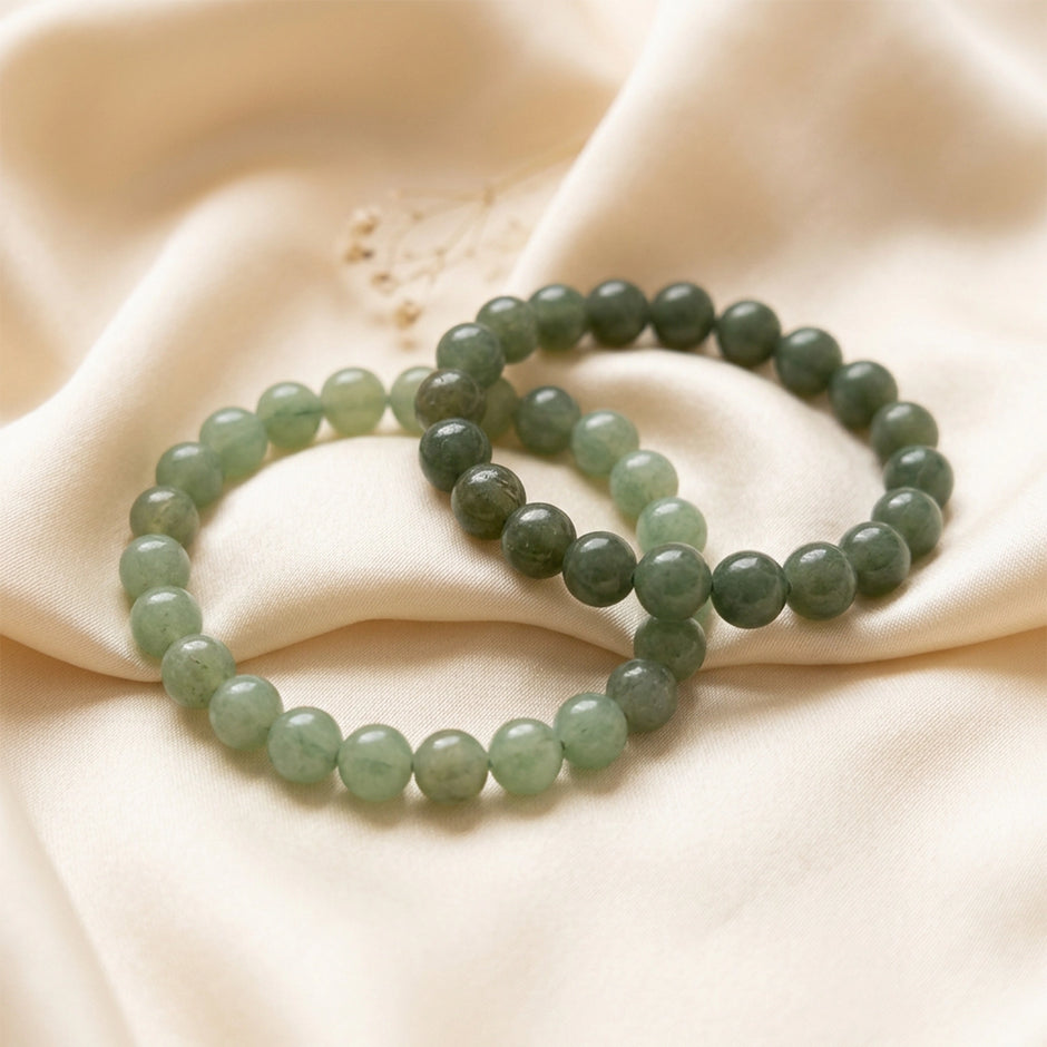 Natural Green Jade Bracelet – Abundance & Manifestation