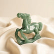 Natural Green Jade Running Horse Carving – Prosperity & Growth