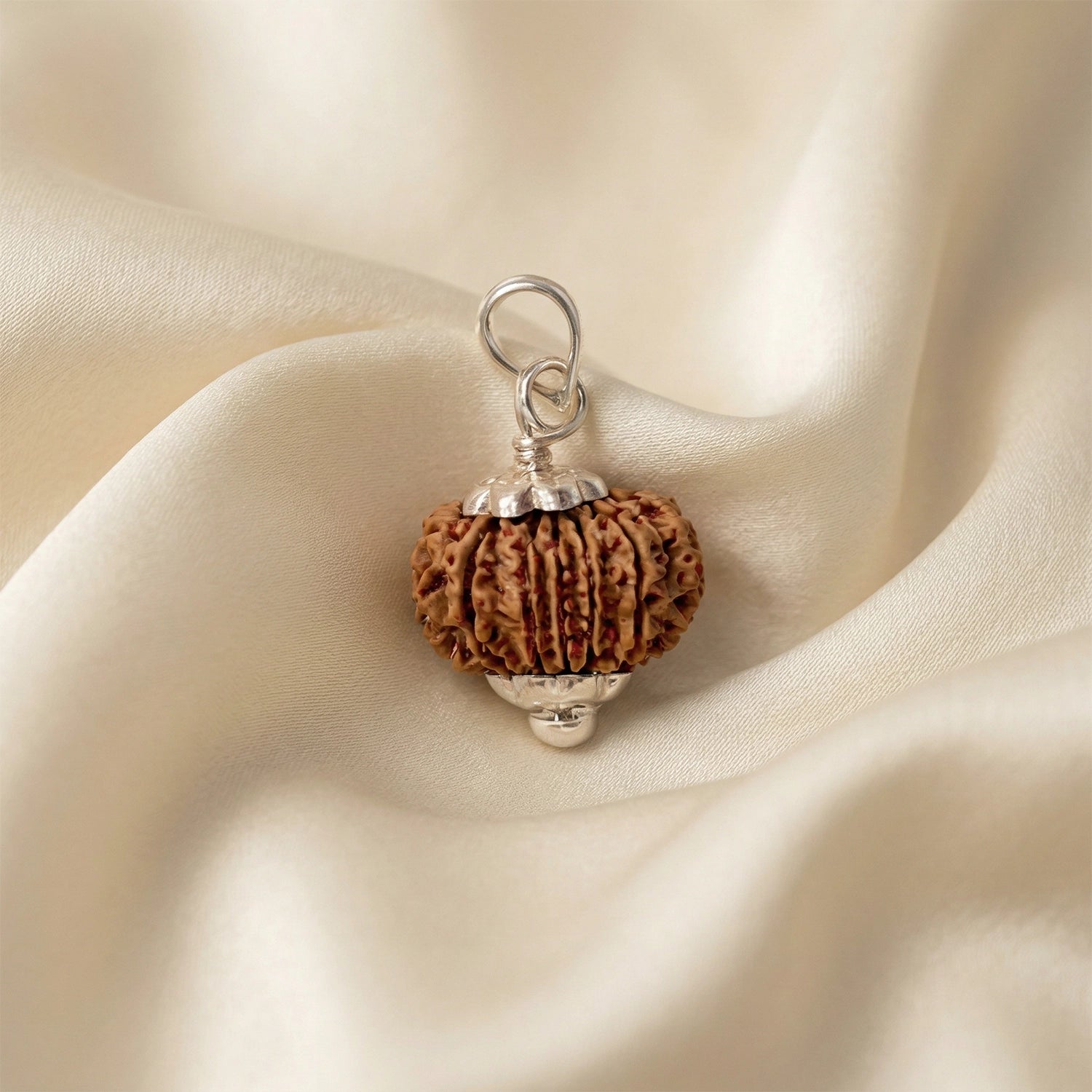 Natural 14 Mukhi Nepali Rudraksha – The Dev Mani for Divine Vision & Foresight