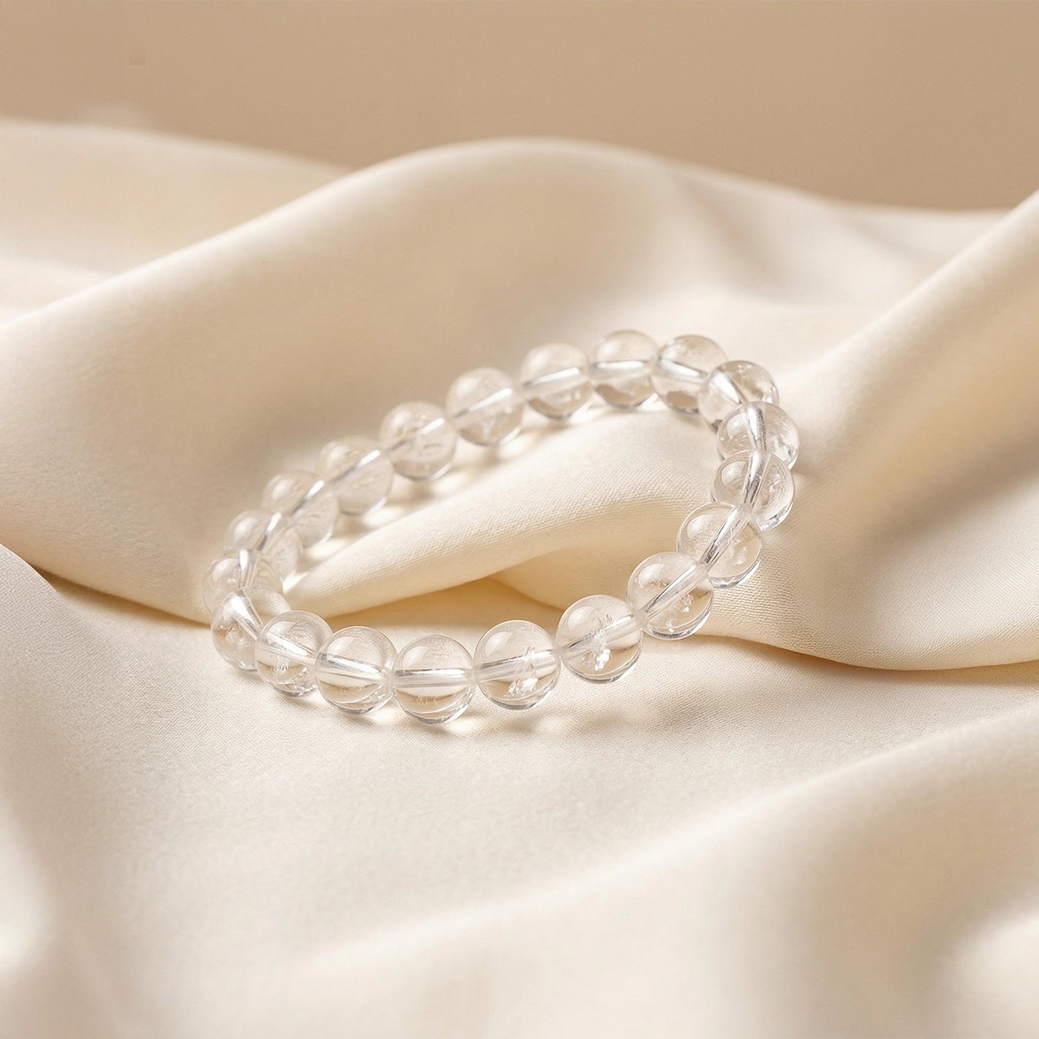 Natural Clear Quartz Bracelet – Clarity & Energy Amplification