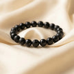Natural Black Tourmaline Crystal Bracelet (8mm) – Protection & Grounding