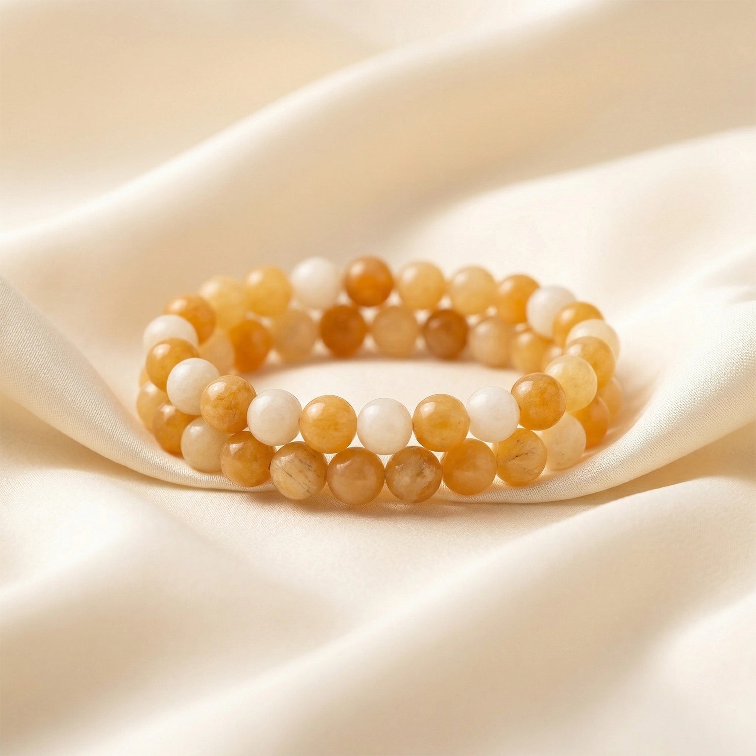Natural Yellow Aventurine Crystal Bracelet (8mm) – Confidence & Optimism