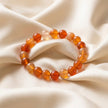 Natural Carnelian Crystal Bracelet (8mm) – Creativity & Motivation