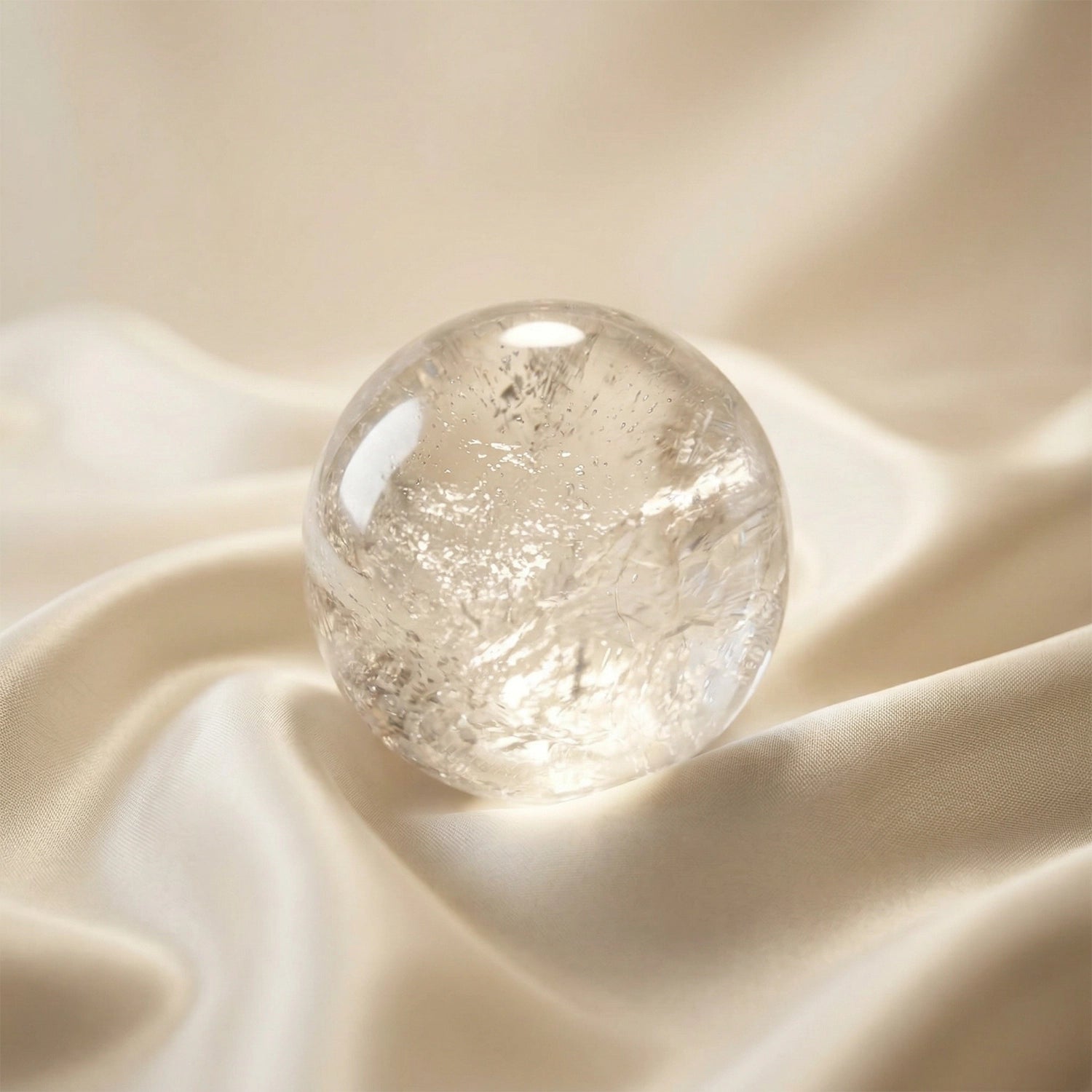 Natural Clear Quartz Crystal Ball – Clarity & Energy Amplification