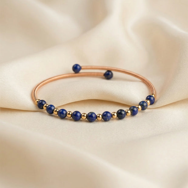 Natural Lapis Lazuli Copper Bracelet – Wisdom & Self-Expression