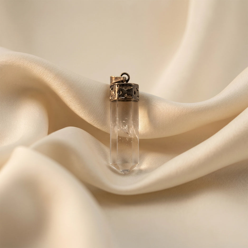 Natural Clear Quartz Pendant Stick – Clarity & Energy Amplification