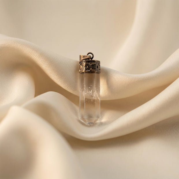 Natural Clear Quartz Pendant Stick – Clarity & Energy Amplification