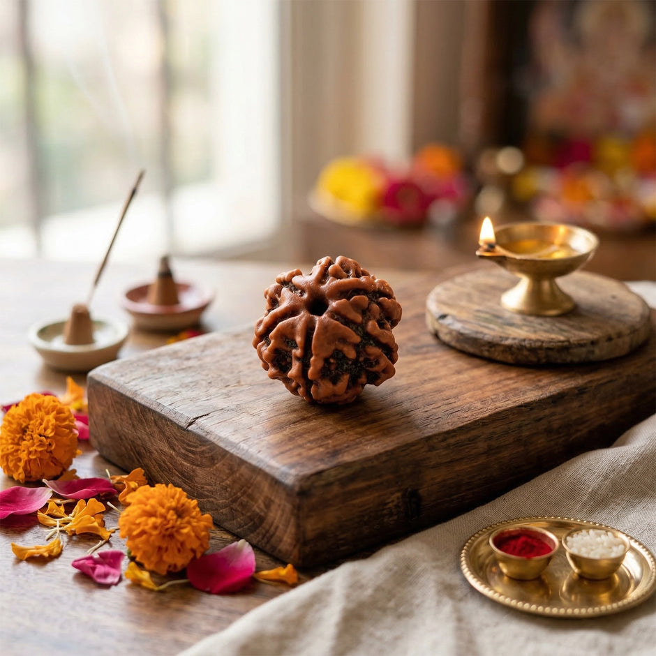 Natural 6 Mukhi Nepali Rudraksha – Confidence & Communication