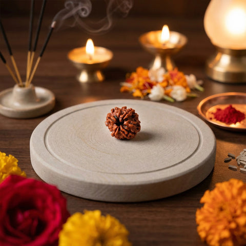 Natural 4 Mukhi Nepali Rudraksha – Focus & Intelligence