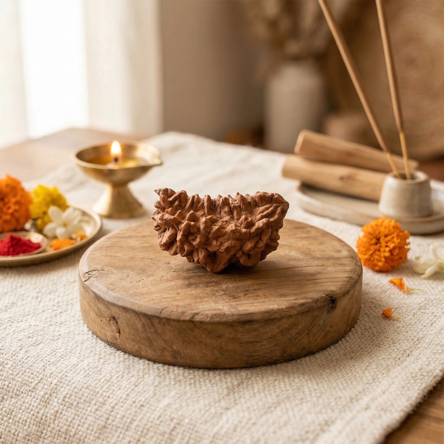 Natural 1 Mukhi Rameswaram Rudraksha – Spiritual Clarity & Meditation