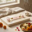 Natural Rose Quartz Facial Roller – Glow & Relaxation