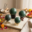 Natural Green Aventurine Crystal Ball - Luck & Prosperity