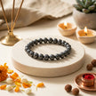 Natural Hematite Crystal Bracelet (8mm) – Grounding & Focus