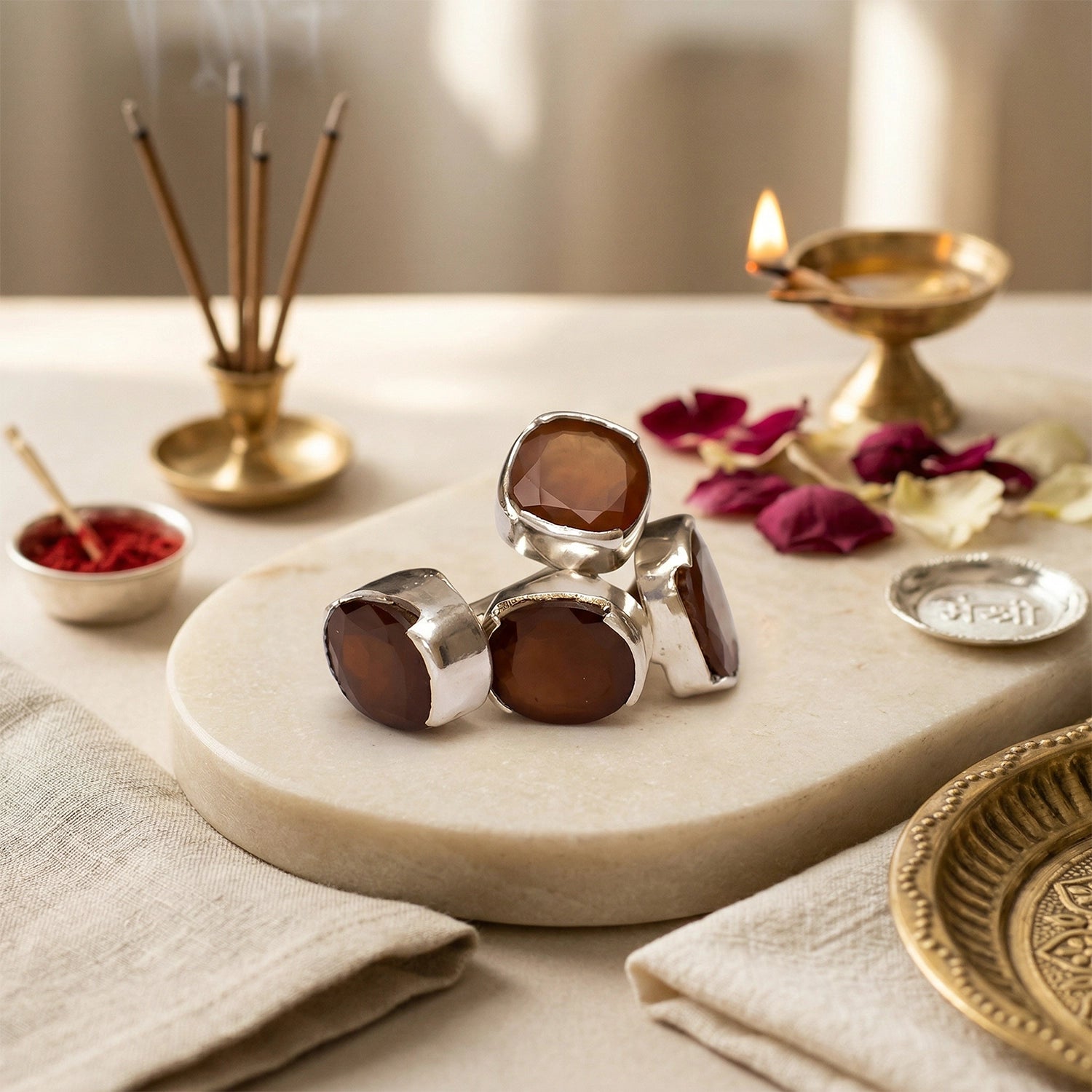 Natural Garnet Door Pin – Passion & Vitality