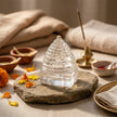 Crystal Sphatik Shree Yantra - For Wealth, Prosperity & Positive Energy