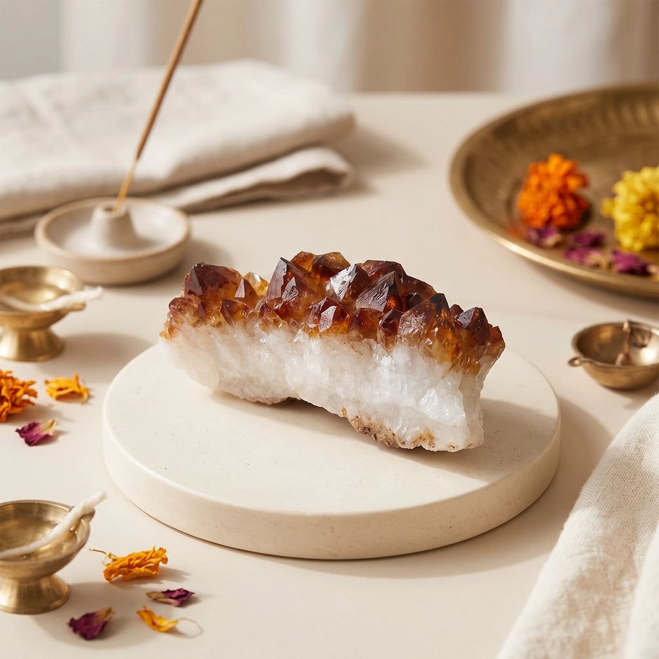 Natural Citrine Raw Crystal – Abundance & Positivity