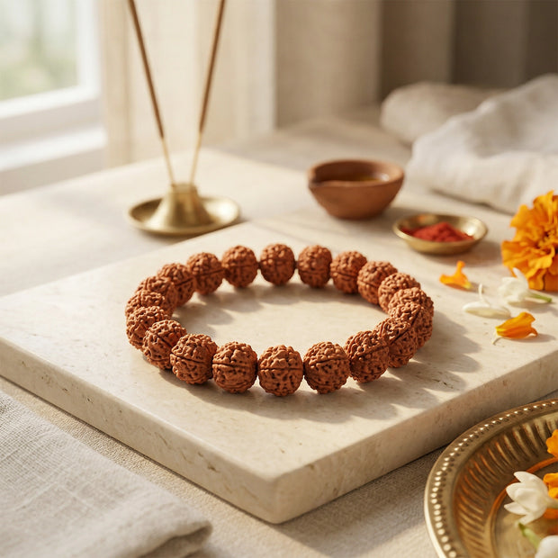 9 Mukhi Rudraksha Bracelet