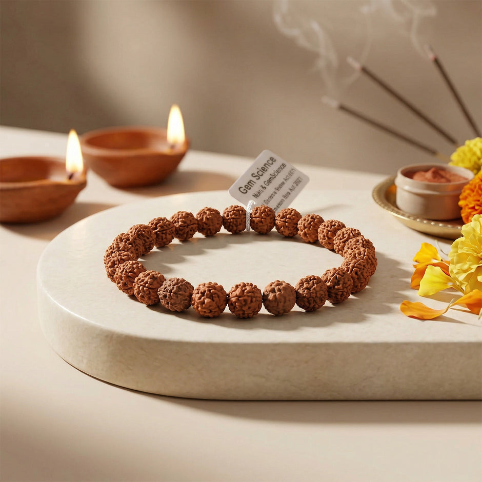 5 Mukhi Rudraksha Bracelet