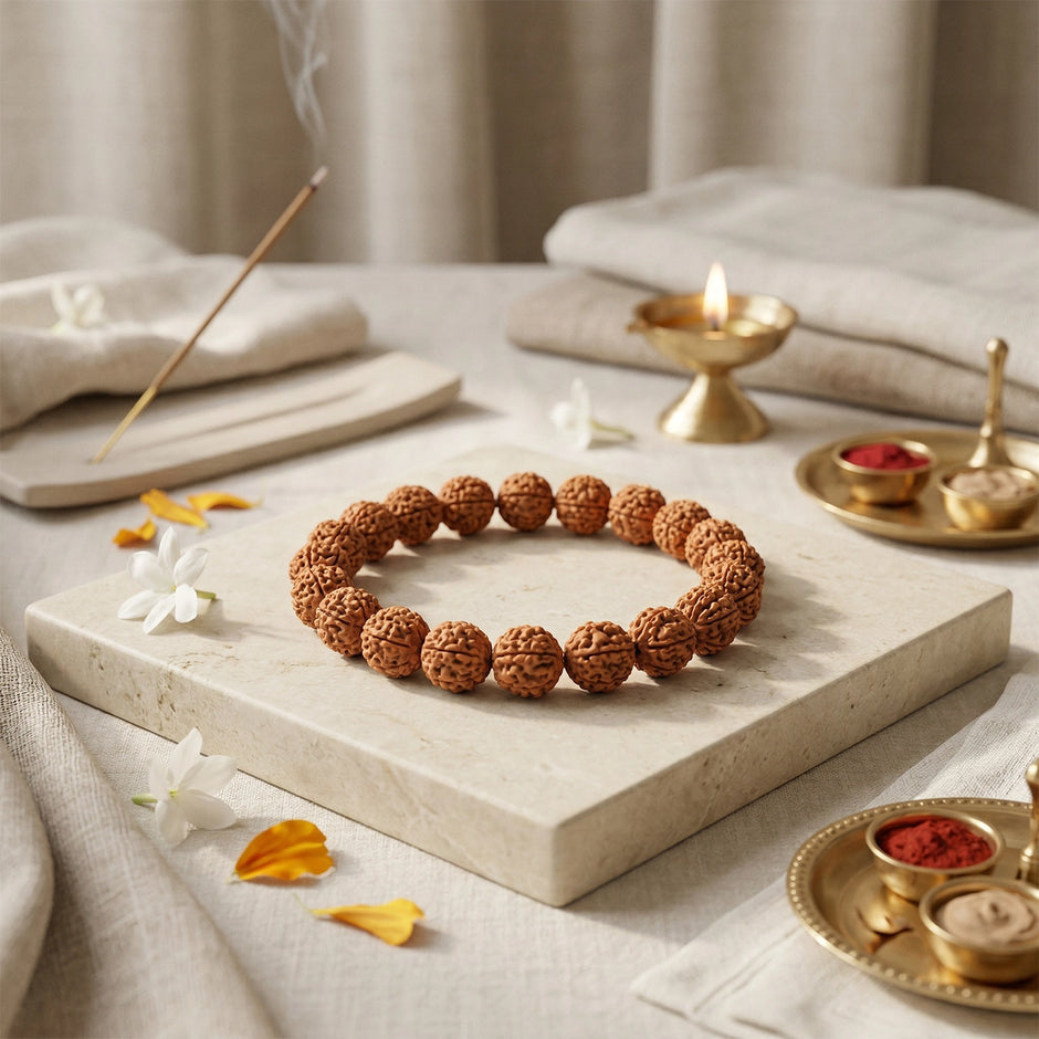 6 Mukhi Rudraksha Bracelet