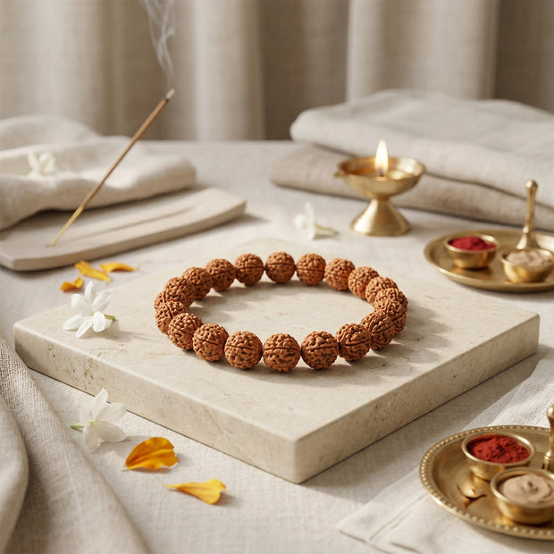 6 Mukhi Rudraksha Bracelet