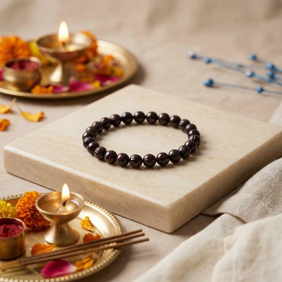 Natural Garnet Bracelet – Passion & Vitality