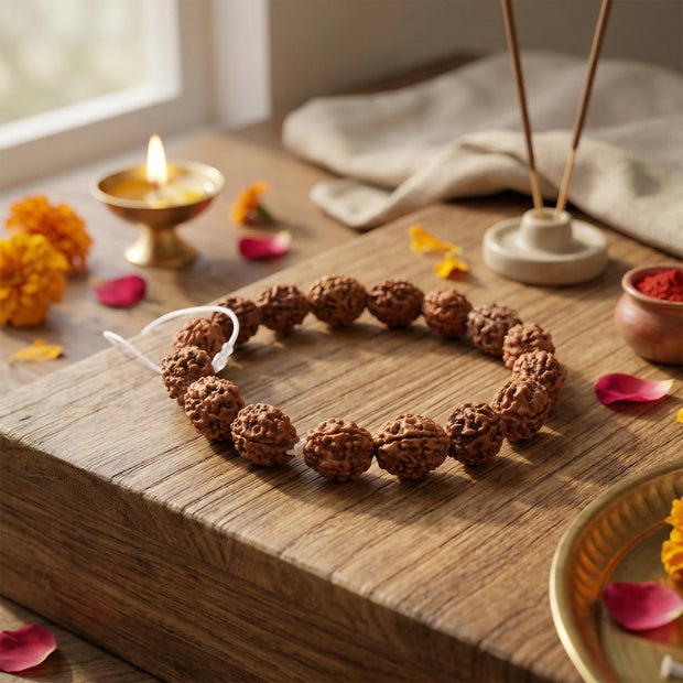 3 Mukhi Rudraksha Bracelet