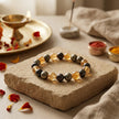 Natural Citrine, Garnet & Pyrite Bracelet – Abundance & Prosperity