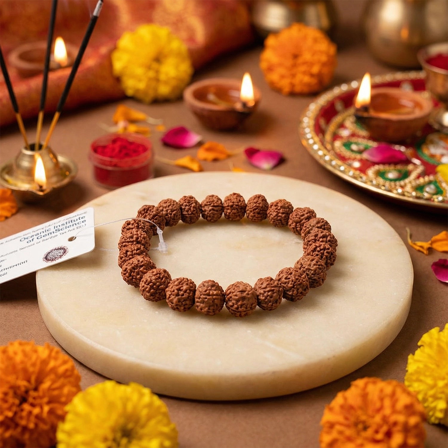 8 Mukhi Rudraksha Bracelet