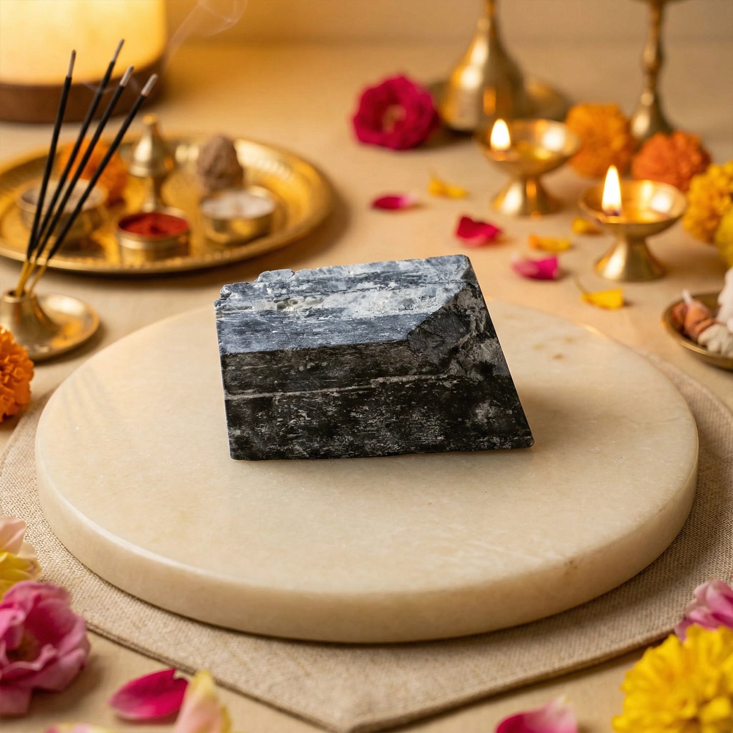 Natural Black Tourmaline Raw Crystal – Protection & Grounding
