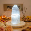 Natural Selenite Lamp – Cleansing & Peaceful Ambiance