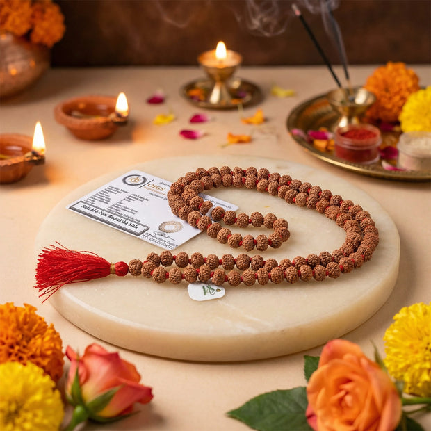 9 mukhi rudraksha mala