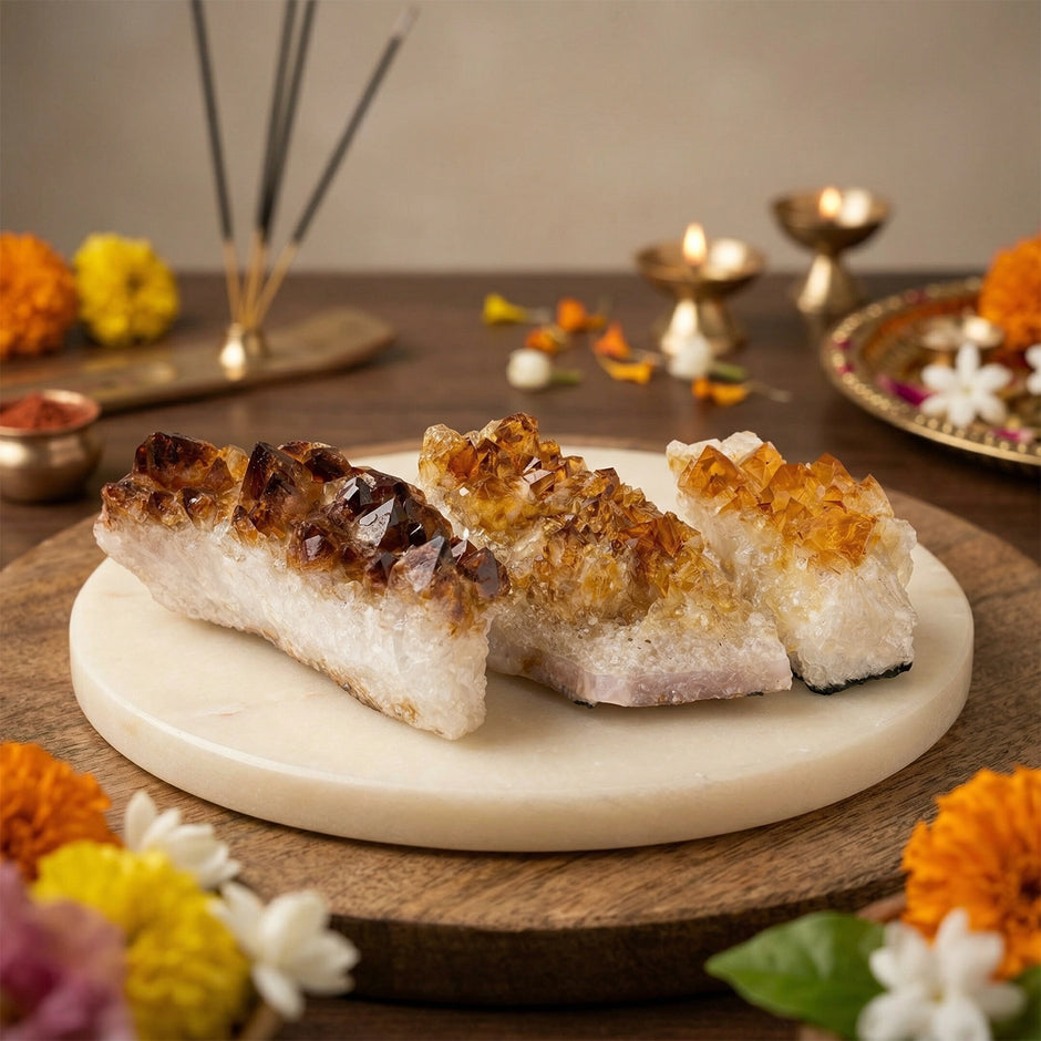 Natural Citrine Raw Crystal – Abundance & Positivity