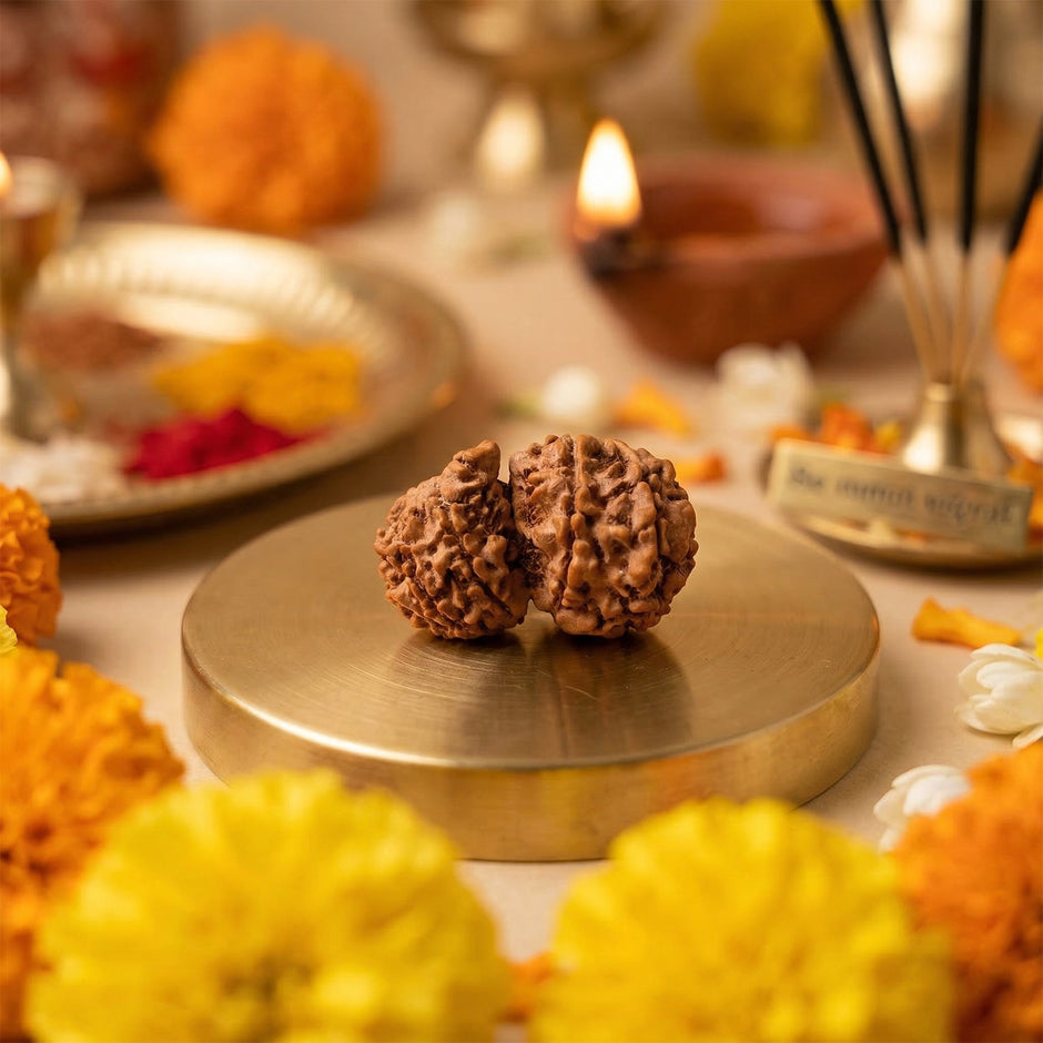 Natural Gauri Shankar Rudraksha – Love, Harmony & Relationship Healing