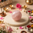 Natural Rose Quartz Crystal Ball – Love & Emotional Healing