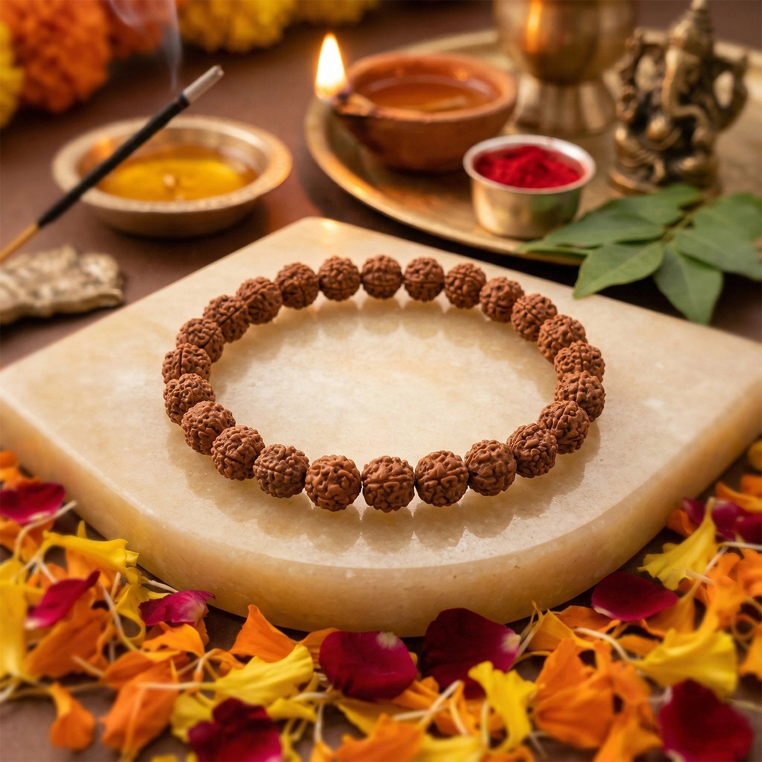 5 Mukhi Rudraksha Bracelet